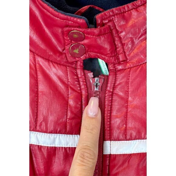 VINTAGE UNITED COLORS OF BENETTON KIDS PUFFER JACKET LARGE - Picture 2 of 14